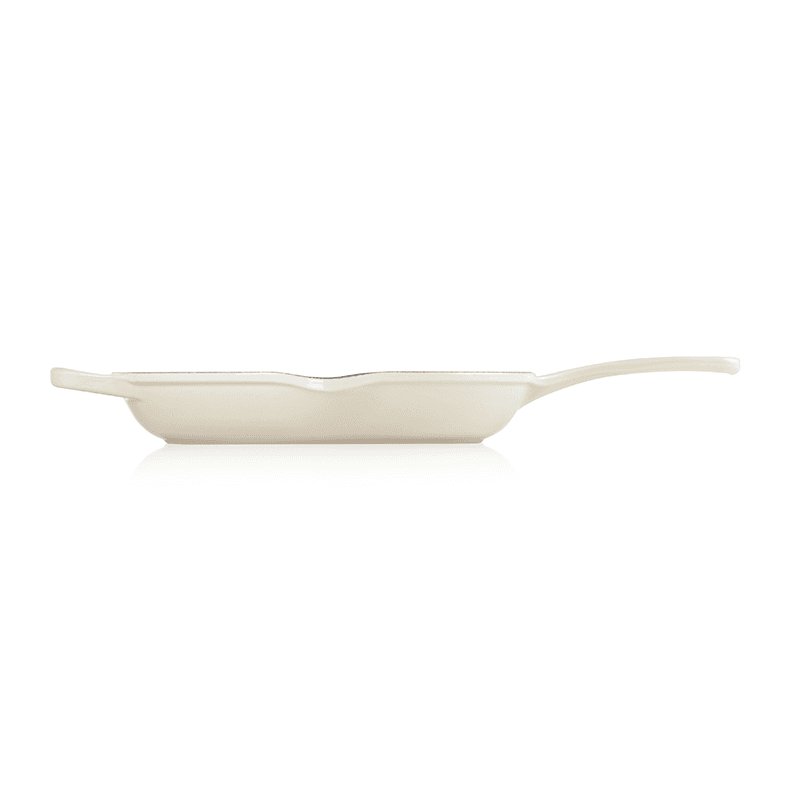 Signature Cast Iron Skillet with Metal Handle, 26cm, Meringue