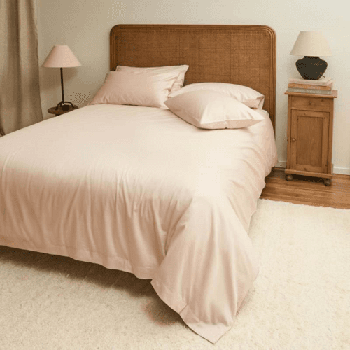 Image showing the The Original 300 Thread Count Pair of Pillowcases, Standard, Dusky Pink product.