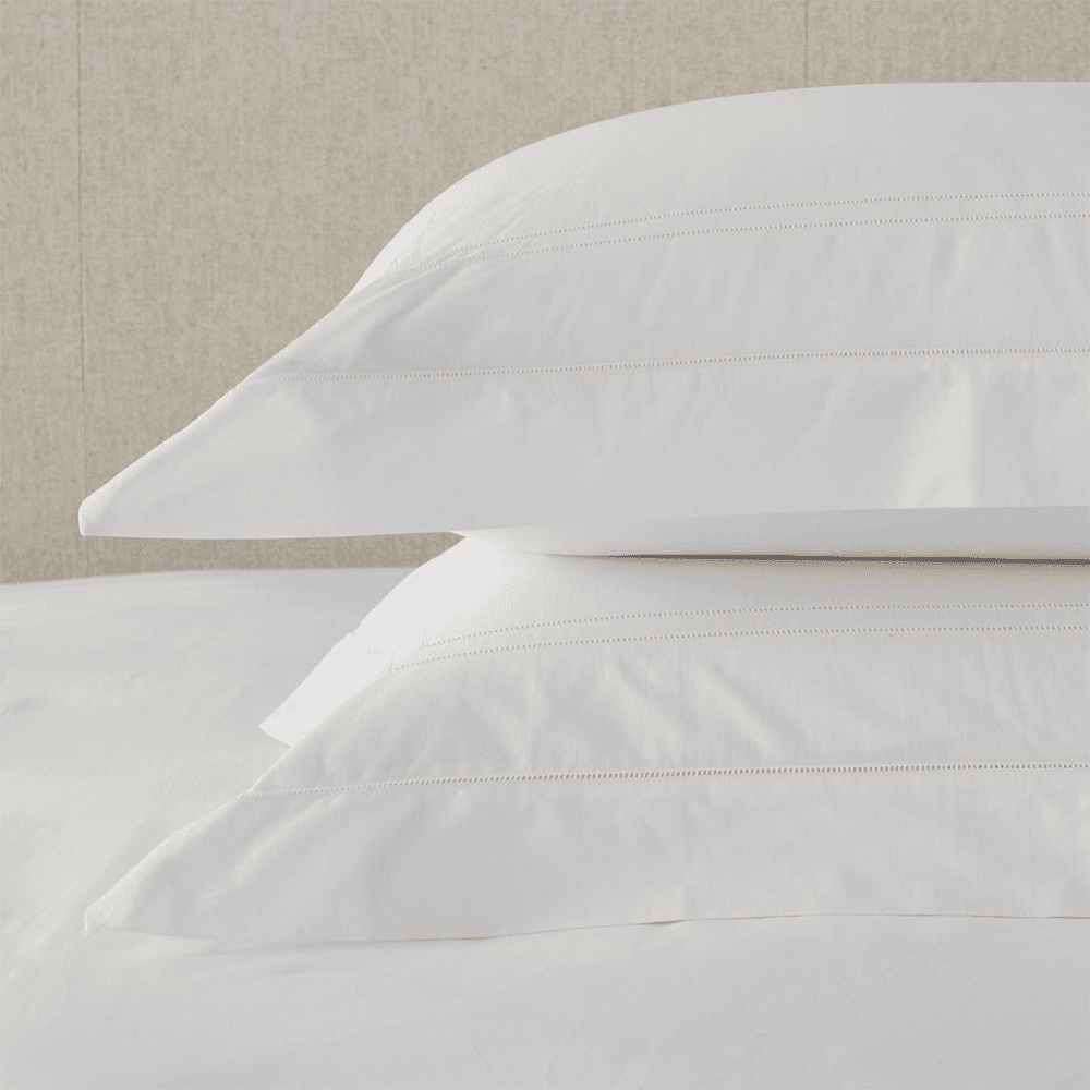 Allegra Oxford Pillowcase, White