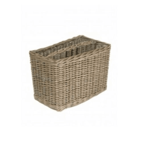 Image showing the Wicker Tall Magazine Rack, Ash product.
