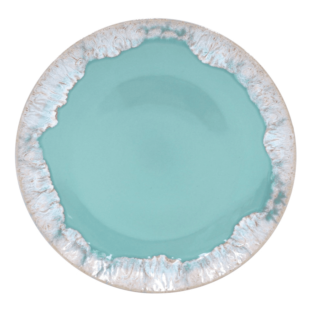 Taormina Set of 6 dinner plates, 27cm, Aqua