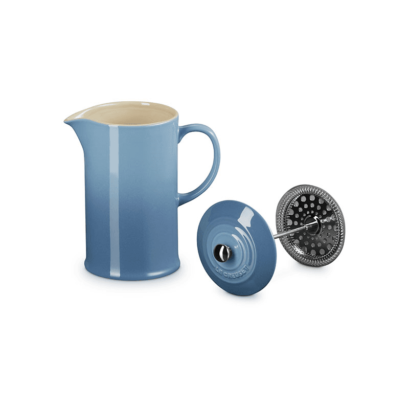 Stoneware Cafetiere, 1L, Chambray