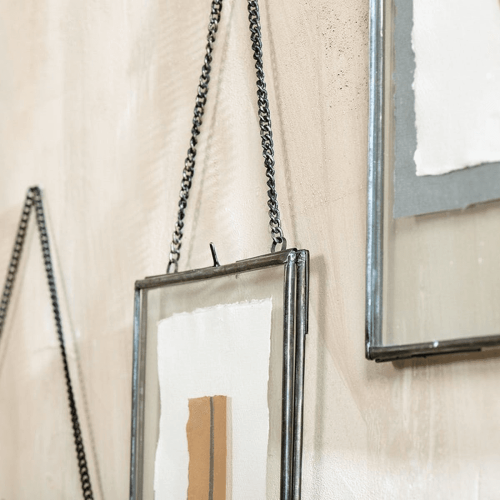 Kiko Gigantic frame - long portrait, H48.5 x L22cm, Antique Metal