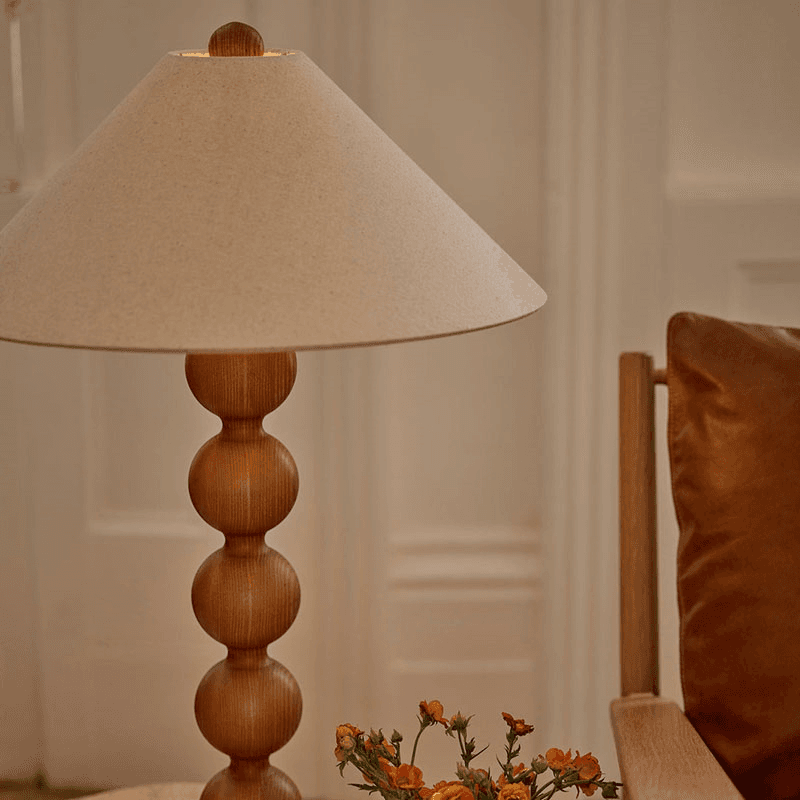 Dawes Table Lamp, H70cm, Ash