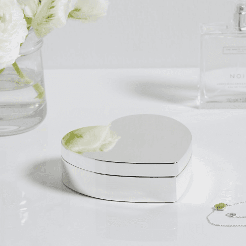 Image showing the Heart box, Silver product.