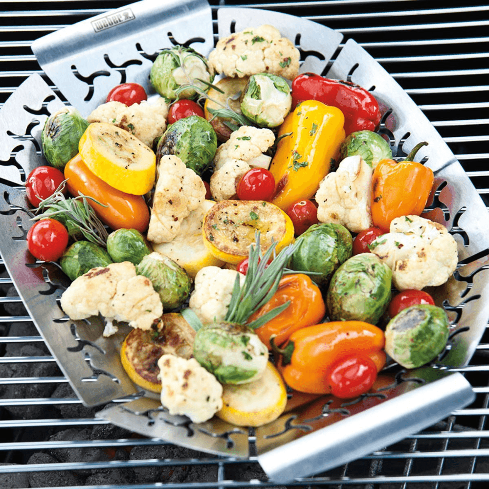 Grill basket, medium, Silver