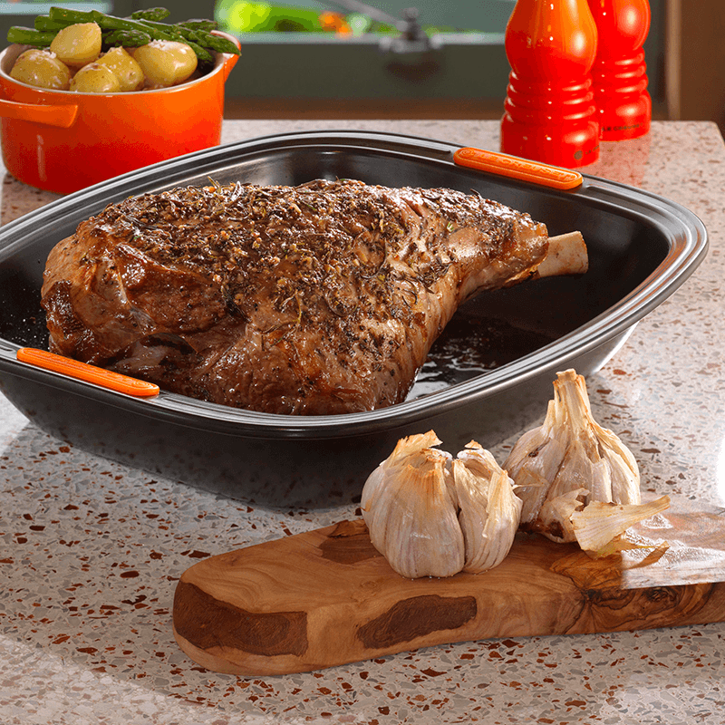 Bakeware Rectangular roaster, 33cm - 4.9 litre, Black