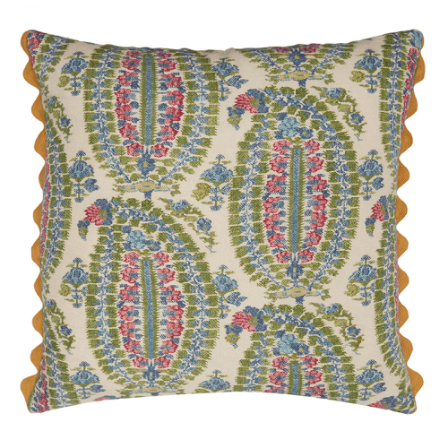 Image showing the Anoushka Cushion, 50 x 50cm, Pink Green & Blue product.