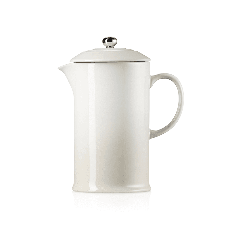 Stoneware Cafetiere, 1 litre, Meringue
