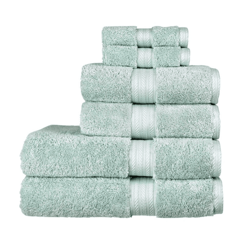 Image showing the Renaissance Bath Towel, Eggshell Blue product.