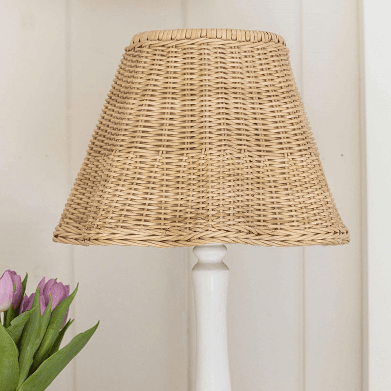 Wave Rattan Lampshade, Natural