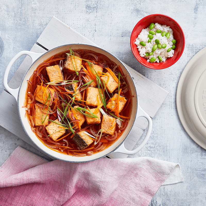 Signature Cast Iron Round Casserole, 24cm, Meringue