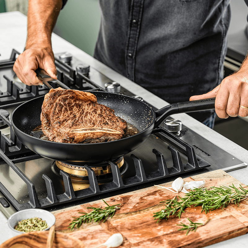 Classic Forged Non-Stick Frying Pan, 30cm, Black