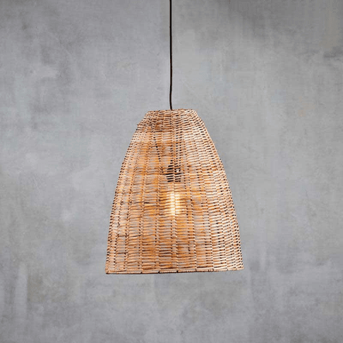Image showing the Noko Wicker Pendant, D47cm, Natural product.
