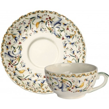 Gien- Toscana, Teacup & Saucer, Set of 2