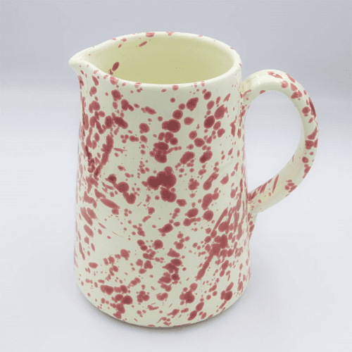 Image showing the Splatter Jug, H18cm, Cranberry product.