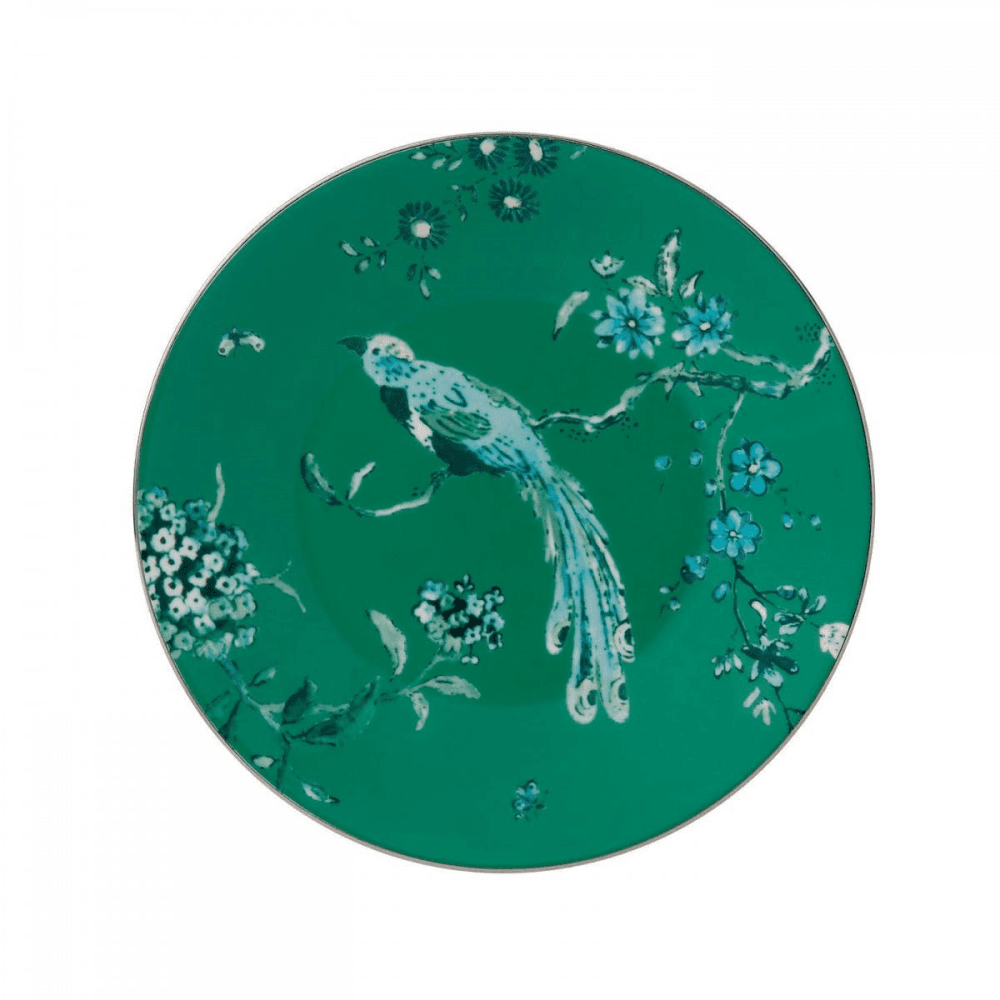 Chinoiserie Green Plate, 18cm