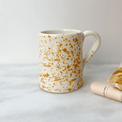 Image showing the Splatter Mug, H10cm, Burnt Orange product.