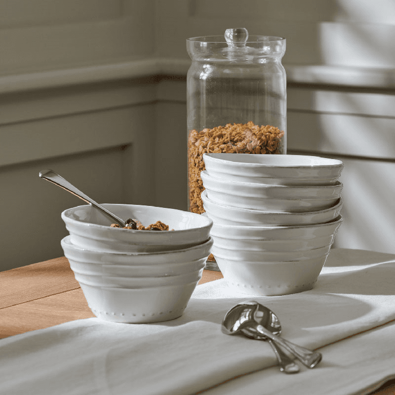 Bowsley Set of 6 Bowls, D15cm, White
