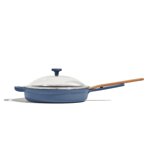 Image showing the Cast Iron Always Pan, Blue Salt product.