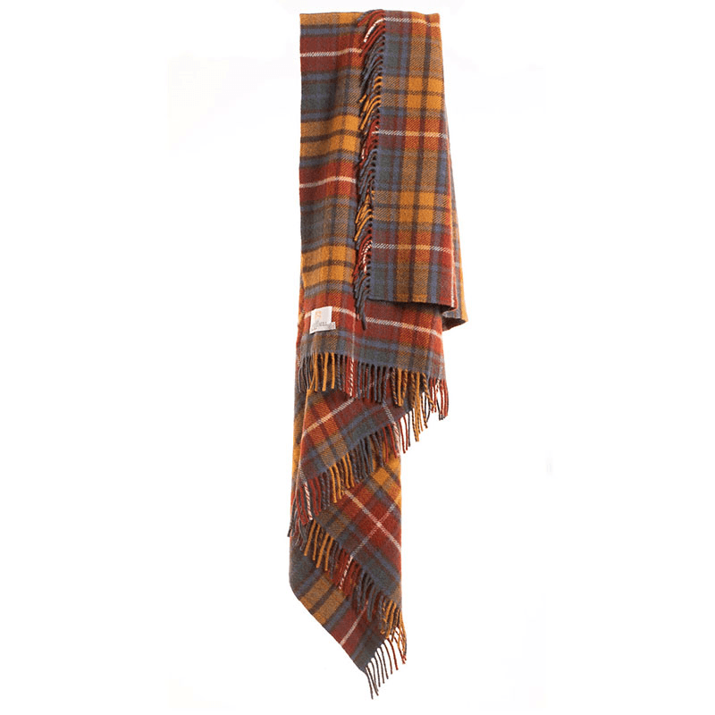Tartan Throw, 150 x 183cm, Antique Buchanan