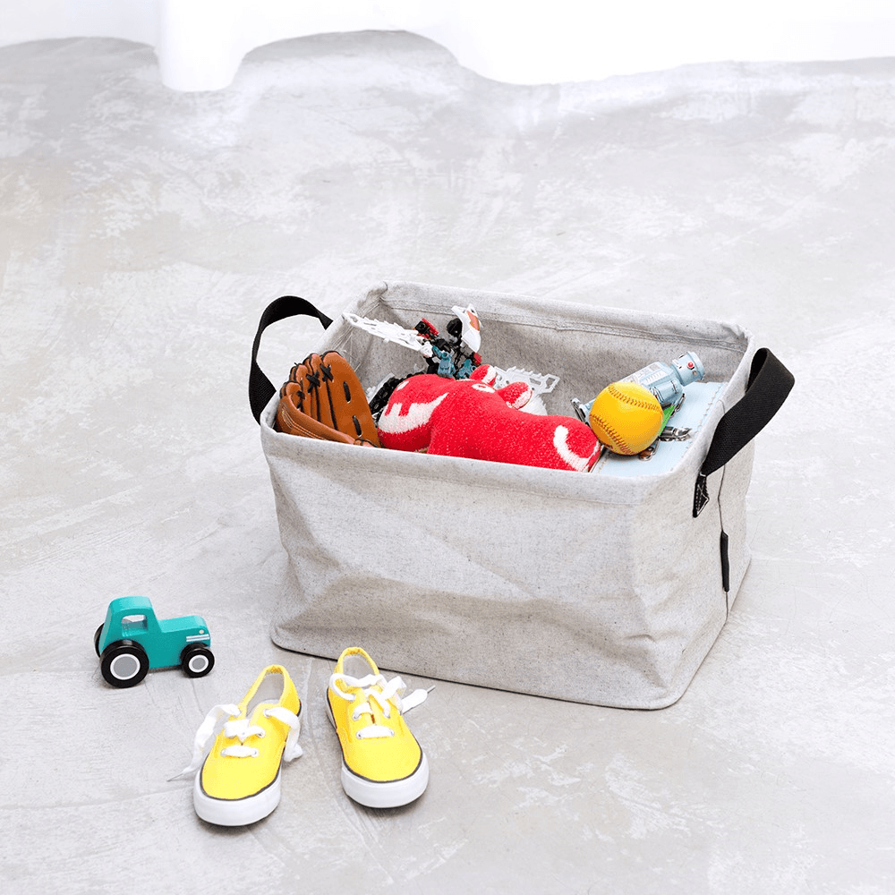 Laundry Basket, Foldable, Grey