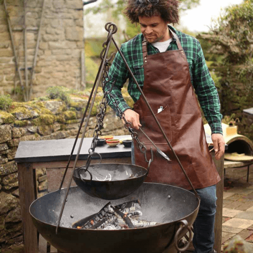 Image showing the Cooking Bowl, With Chains, 80cm, Black product.
