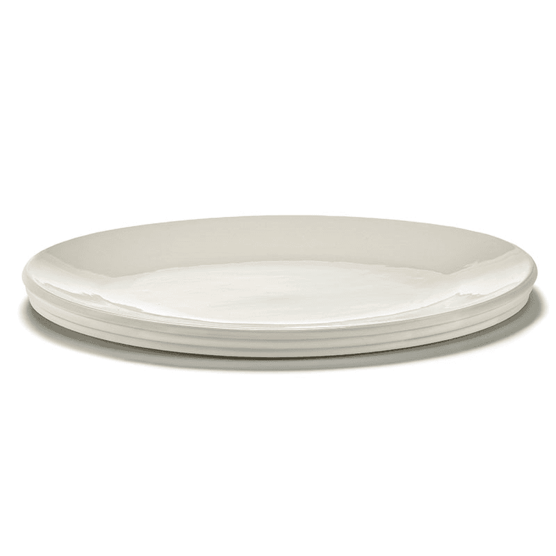 Dune Oval Serving Dish, 46 x 34cm, Alabaster