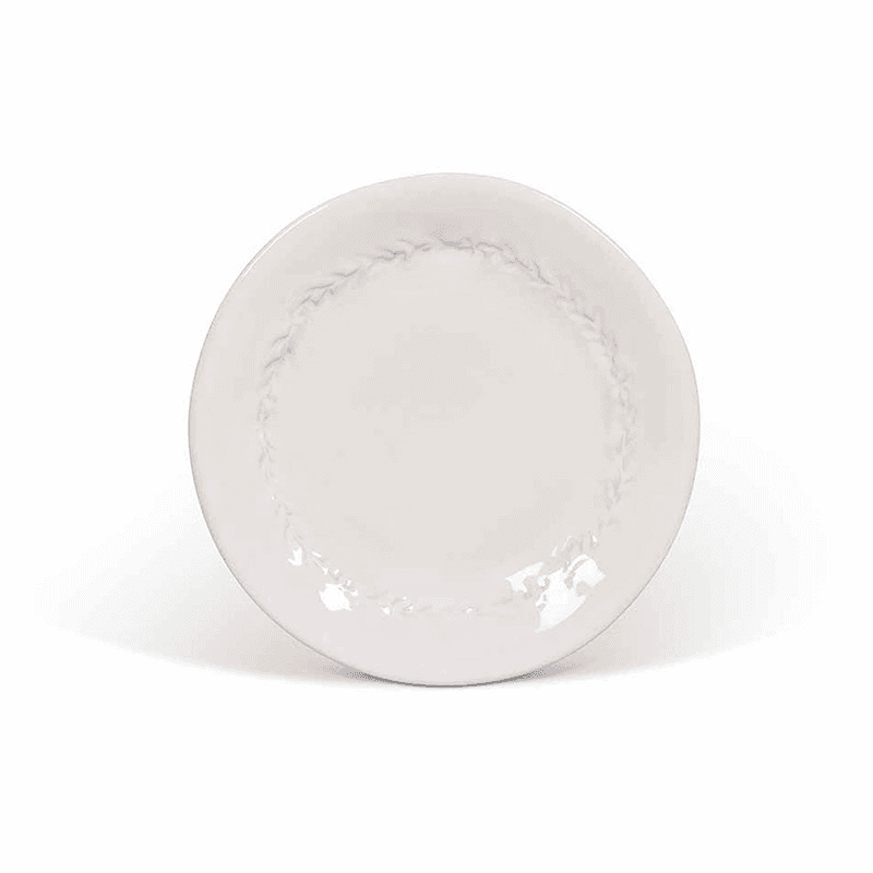 Overton Set of 4 Side Plates, D22.5cm, White