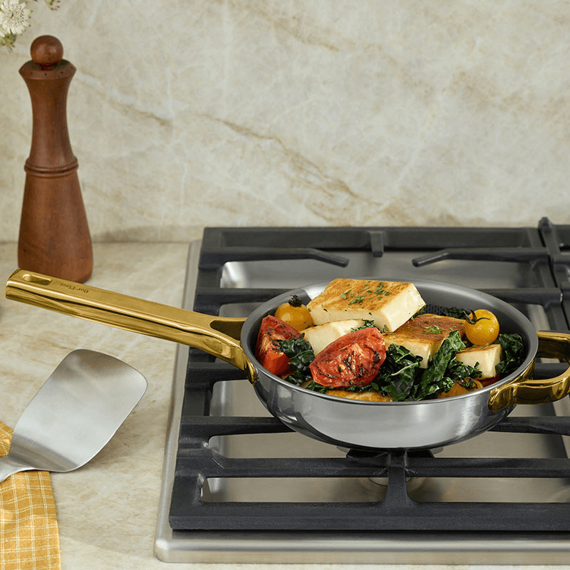 Titanium Always Pan Pro, Mini, Chrome & Gold