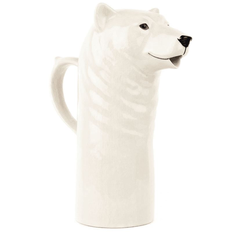 Polar Bear Water Jug, H26cm, White