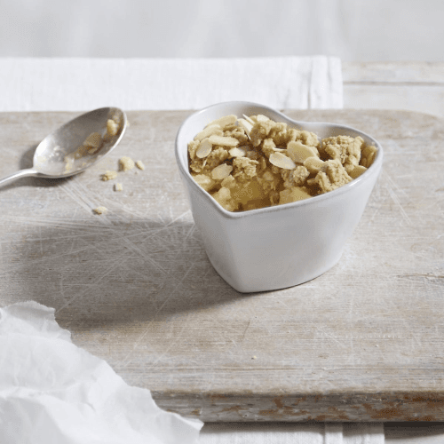 Image showing the Porto Heart Ramekin, White product.