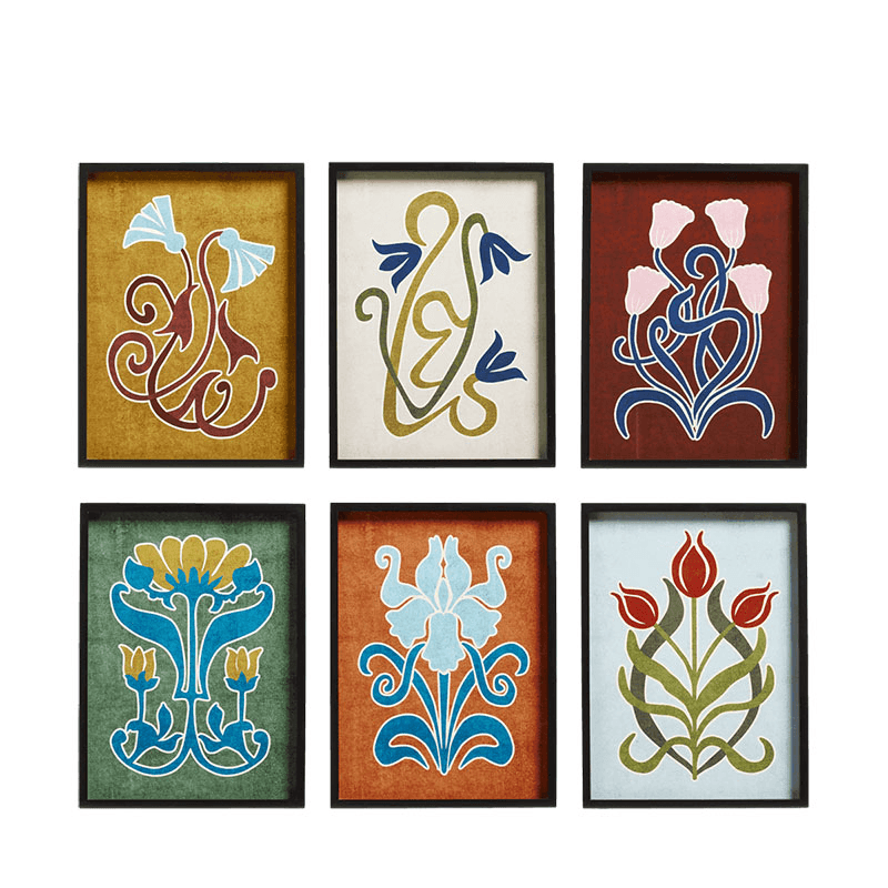 Calla Set of 6 Framed Prints, Blossom