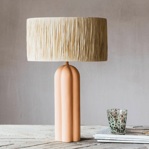 Image showing the Bella Table Lamp, H41cm, Terracotta product.