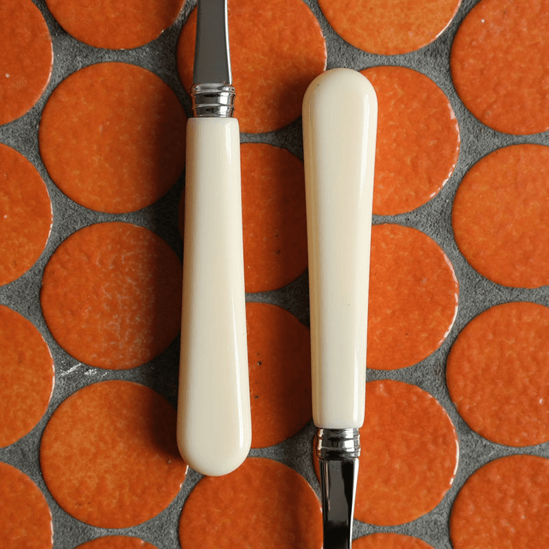 Pop Unis Dessert Knife, L20cm, Ivory