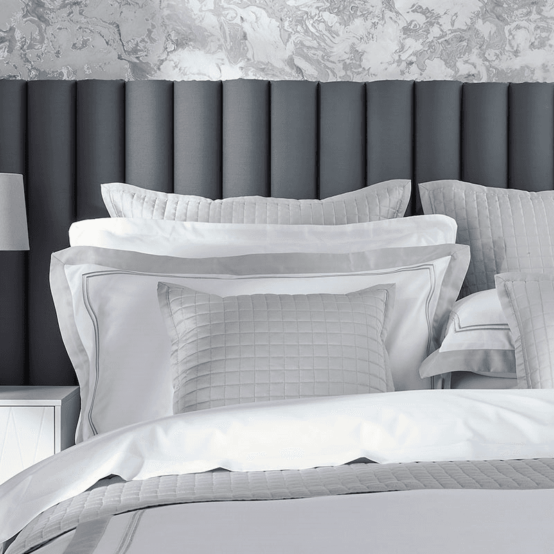 Coniston  Pair of Oxford Pillowcases, Platinum