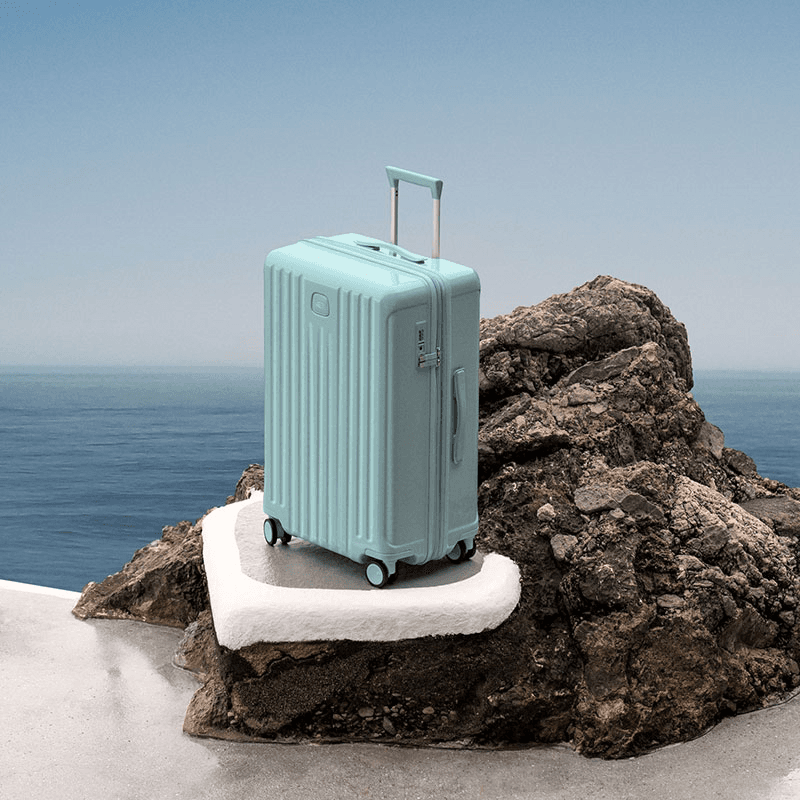 Positano Carry-on Trolley Suitcase, H55 x W23 x L38xcm, Light Blue