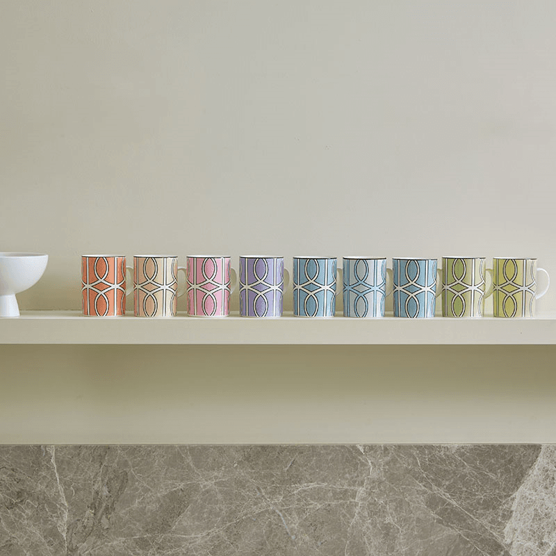 Loop Set of 4 Mugs, 350ml, Ombre 2