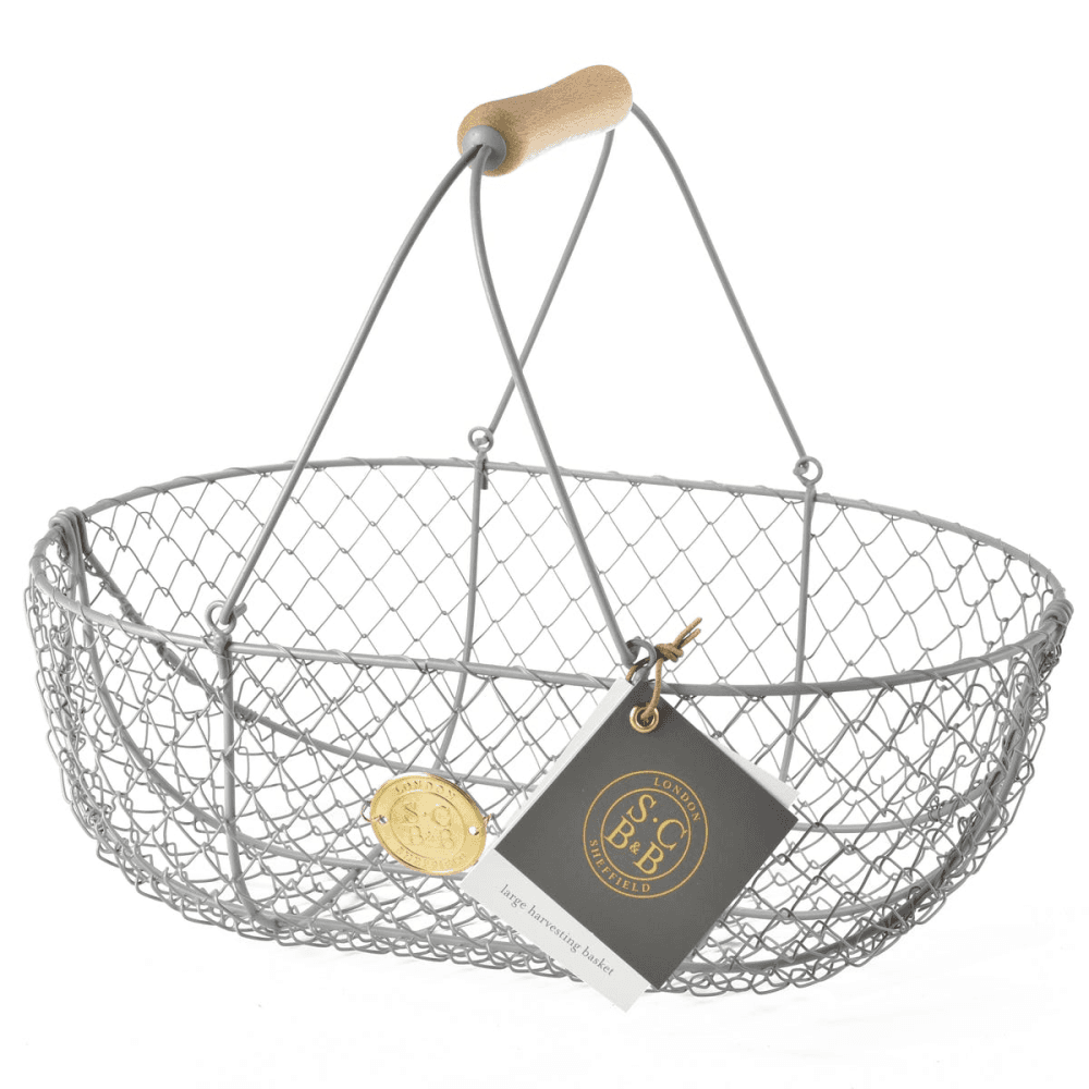 Harvest Basket, H30 x W26cm, Cream/Brown
