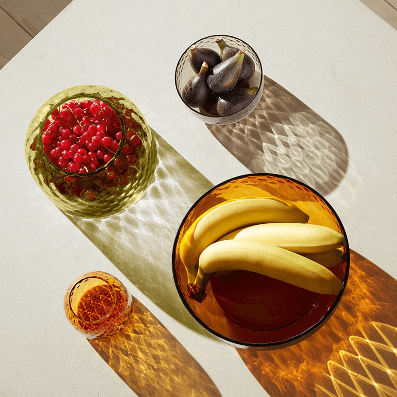 Dapple Bowl, D12cm, Sun Amber