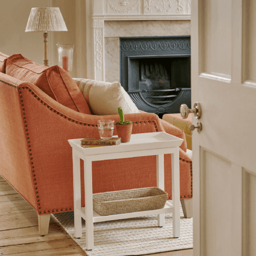 Image showing the Aldwych Tall Side Table, Snow product.