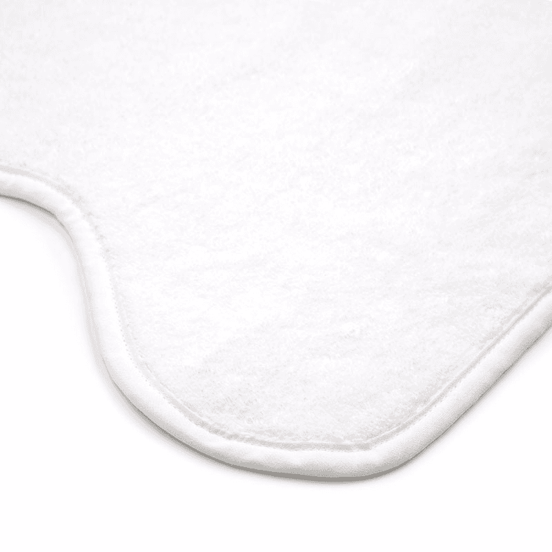 Amelia Scalloped Classic Towel Bundle, White