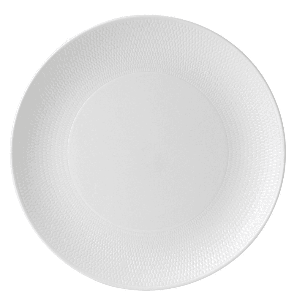 Gio Dinner plate, 28cm, White/ Bone China