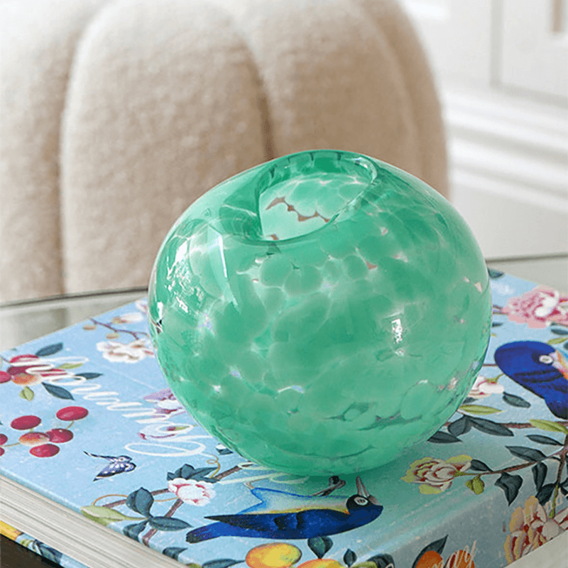 Dewdrop Vase, D14cm, Jade