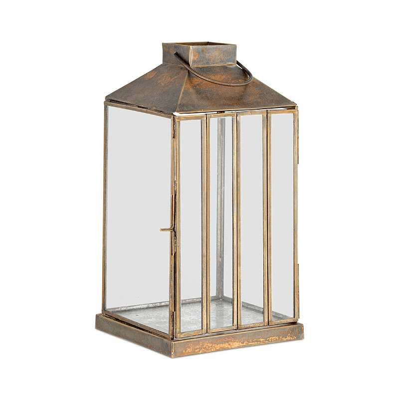Nampo Lantern, H28cm, Aged Antique