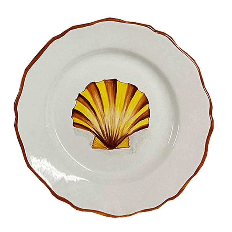 La Menagerie D’été Plate, D28cm, Yellow