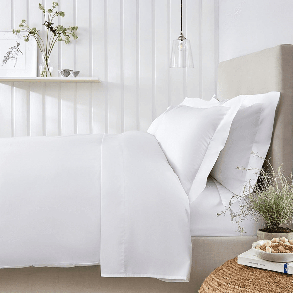 Essentials - 200 Thread Count Egyptian Cotton Oxford pillowcase, 50 x 75cm, White