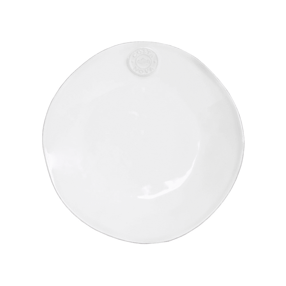 Nova Set of 6 salad plates, 21cm, White