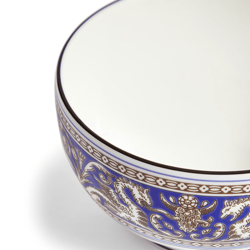 Florentine Rice Bowl, D10.5cm, Marine