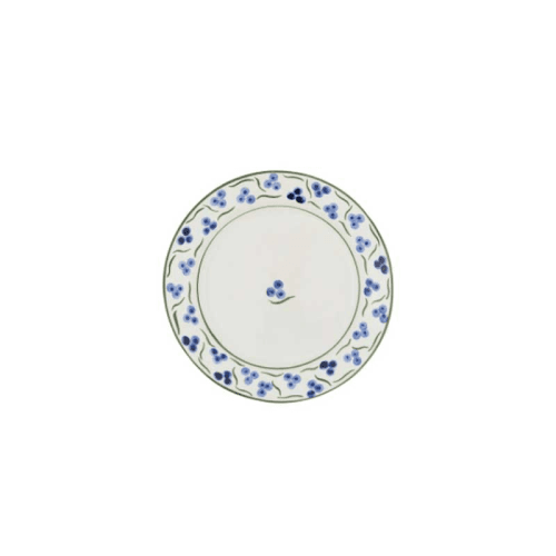 Image showing the Chintamani Ceramic Plate, Large, Blue & Green product.